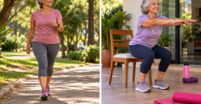Depois dos 60 anos, caminhar continua importante, mas combinar atividade aeróbica, força e equilíbrio oferece um estímulo mais completo do que repetir sempre o mesmo exercício