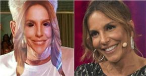 Ivete Sangalo zomba da barriga do pai de Claudia Leitte