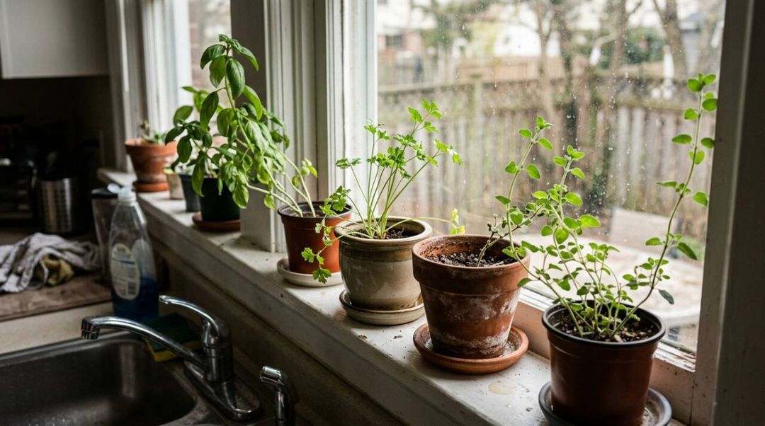 Caules finos e espaços grandes entre as folhas indicam pouca luz em muitas ervas. Saiba como aumentar a luminosidade sem queimar a planta.