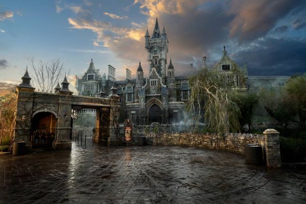 Castelo do Dark Universe, área dedicada aos monstros clássicos da Universal