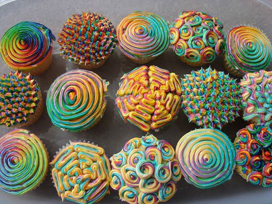 Psicodélicos esses cupcakes