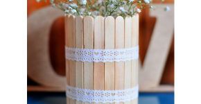 10 ideias para reaproveitar palitos de picolé na decoração