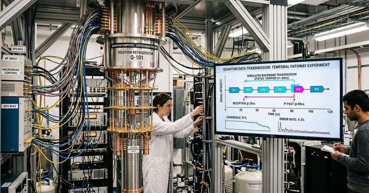 Cientistas simulam envio de mensagens ao passado com física quântica e mostram efeito no presente
