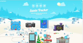 Google cria jogos para seguir o caminho do Papai Noel