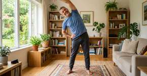 Um alongamento bem executado é o melhor exercício para homens com mais de 50 anos: desenvolve flexibilidade, postura e prevenção de lesões