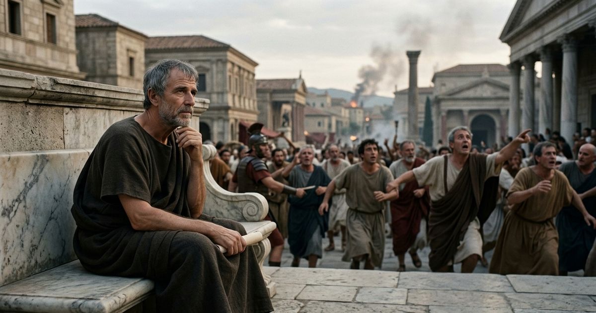 Frase do dia inspirada em Sêneca, filósofo romano: “A tranquilidade da ...