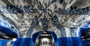 Conheça as incríveis estações de metrô de Estocolmo