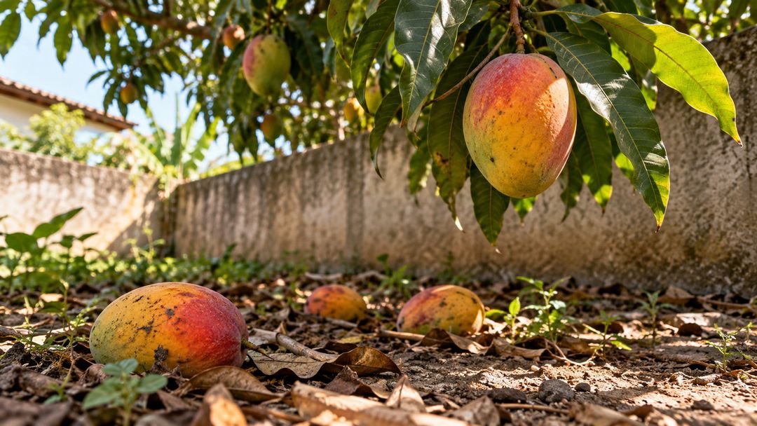 Código Civil estabelece a quem pertencem frutos caídos em terrenos particulares.