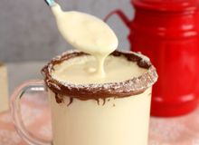 Featured side: Ninho quente cremoso sem amido: bebida fácil para aquecer os dias frios
