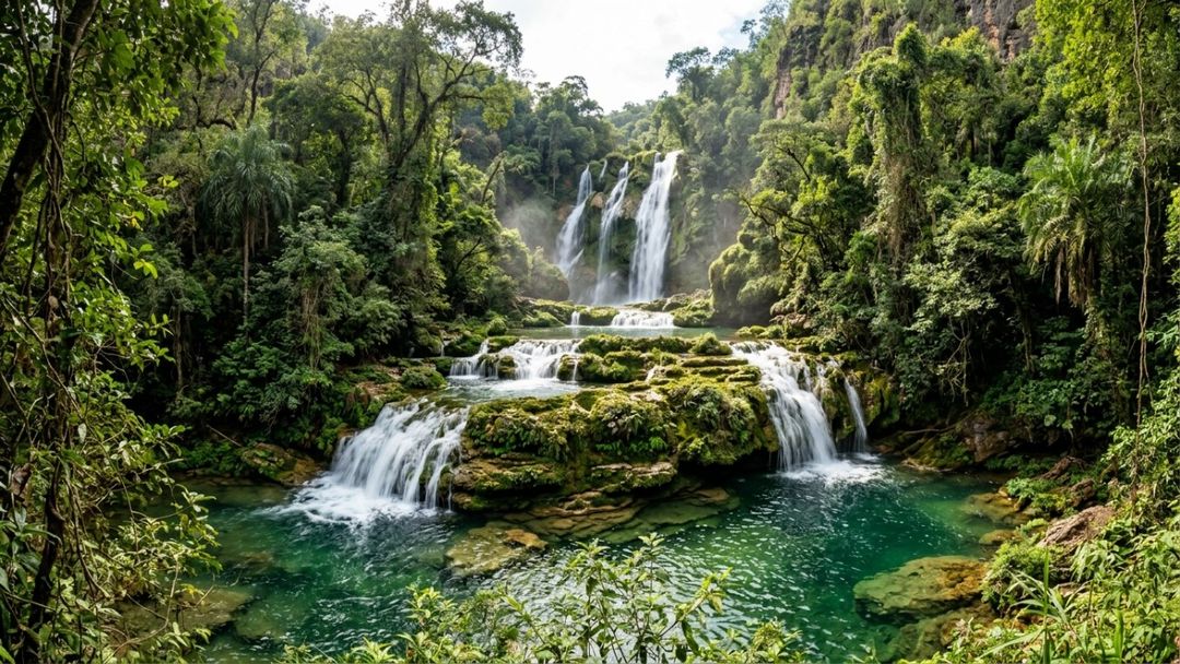 Fenômenos cársticos esculpem paisagens grandiosas e rios subterrâneos no Mato Grosso do Sul.