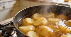 Você costuma cozinhar batatas em água? Veja por que não deveria