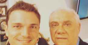 Em estado grave, Marcelo Rezende recebe homenagem do filho