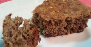 Receita de bolo de banana e aveia – sem farinha