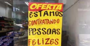 Rede de mercado abre 36 vagas e único requisito é: ser feliz