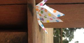 Ação com origamis procura incentivar a disseminação mensagens inspiradoras