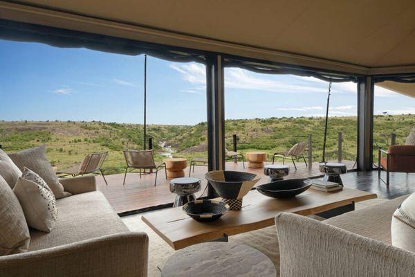 Área comum do Mahali Mzuri