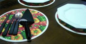 Reutilize o disco de vinil para fazer um sousplat sustentável