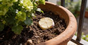 Como uma simples colherada de alho pode ajudar suas plantas a florescerem mais bonitas?