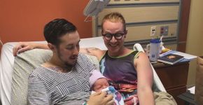 Nasce filho biológico de pai trans e marido