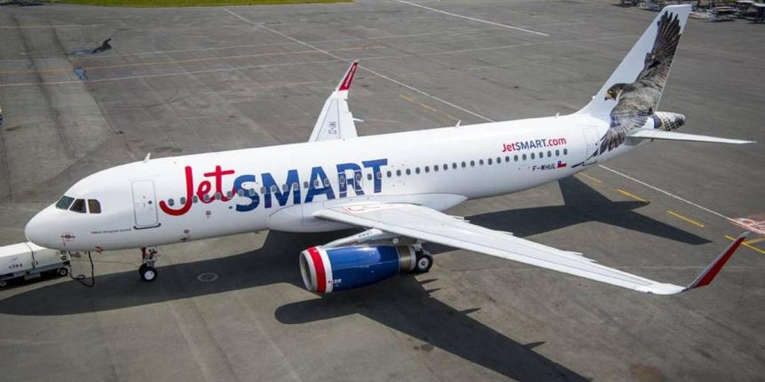 Airbus A320 e o principal avião da frota da JetSMART no Brasil.