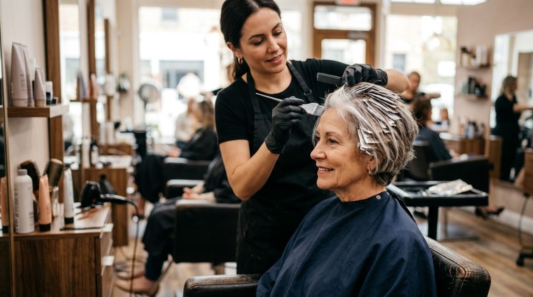 O objetivo do grey blending não é transformar todo o comprimento em cinza.