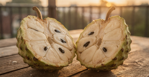 A fruta de gomos artísticos que virou tendência porque o sabor lembra um creme de confeiteiro e não faz aquela lambança de sementes no prato da varanda