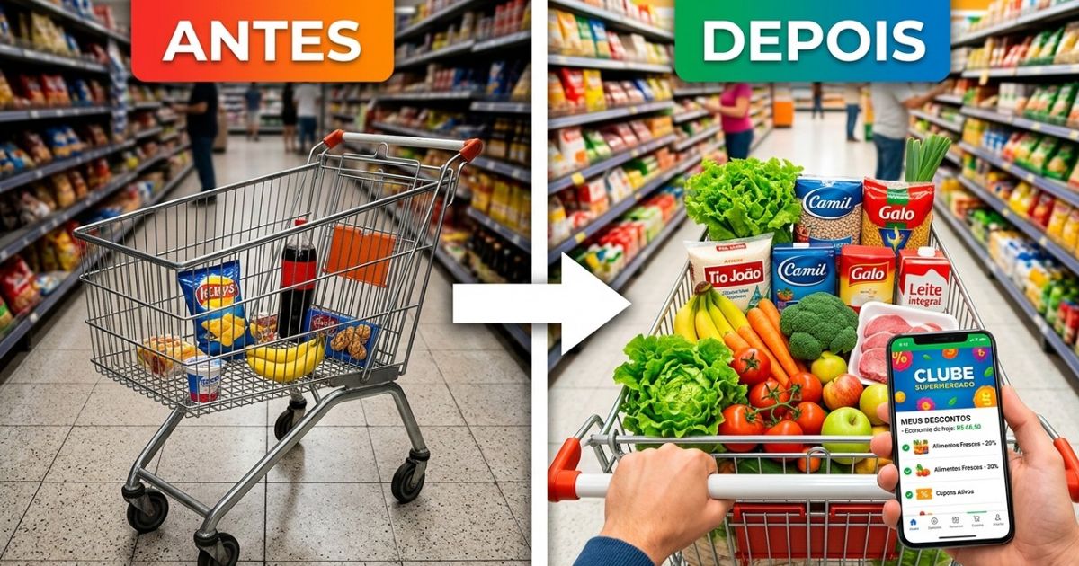 Como planejar compras grandes de supermercado para economizar todo mês
