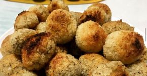 Bolinho de arroz assado sem glúten