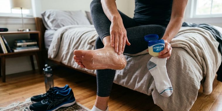Featured main: Antes de se exercitar, aplique três gotas disso e diga adeus às bolhas nos pés