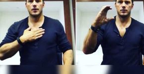 Chris Pratt usa língua de sinais para pedir desculpas por gafe