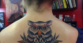 Tatuagens inspiradas na beleza misteriosa das Corujas