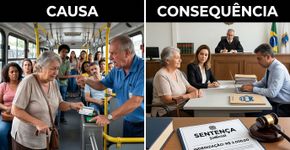 Passageira com deficiência utiliza o passe livre em ônibus e recebe tratamento ofensivo do motorista diante de outros usuários, enquanto a empresa admite que houve destrato; uma abordagem humilhante no transporte público pode terminar em R$ 2 mil de indenização