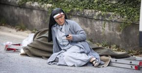 Freira mandou mensagem de adeus antes de ser salva em terremoto