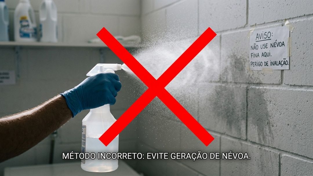A ventilação adequada e o uso de equipamentos de proteção garantem a segurança durante a higienização contra fungos.