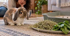 Coelho que para de comer ou passa mais de 12 horas sem fazer cocô precisa de atenção rápida