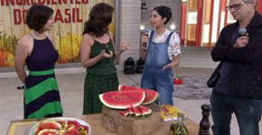 Bela Gil fala sobre polêmica da melancia grelhada em programa