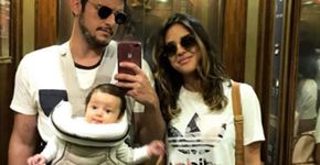 Bruno Gissoni e Yanna Lavigne celebram 1 ano da filha, Madalena