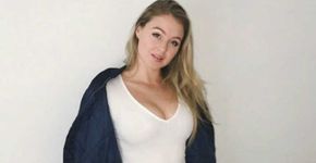 Modelo mostra foto sua super retocada para falar sobre perfeição
