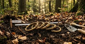 Dois anéis dourados no chão levaram arqueólogos a uma fortuna enterrada desde a Era Viking