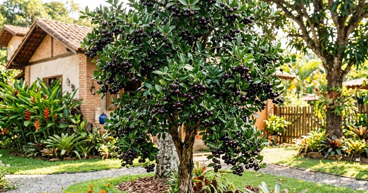 Fruta roxa com sabor de cereja, cresce fácil no quintal e encanta as crianças pela cor
