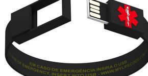 Bracelete inteligente registra histórico médico e pode salvar vidas