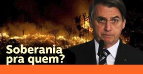 A grande mentira por trás do ato de Bolsonaro sobre a Amazônia