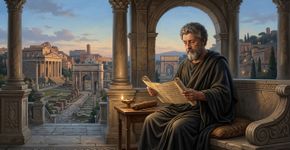 Frase do dia de Sêneca, filósofo estoico romano: “A felicidade da sua vida depende mais da forma como você pensa do que das coisas que possui.”