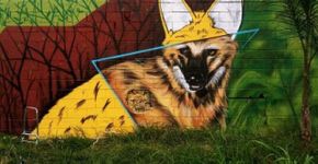 SP ganha mega grafite às margens da Marginal Pinheiros