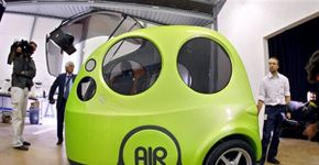 Um carro movido a ar