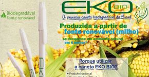 Grupo EkoBio desenvolve caneta biodegradável