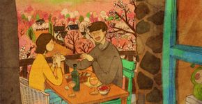 Ilustrações fofas mostram que o amor está em pequenos grandes gestos do dia a dia