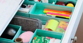 Dicas para organizar as gavetas da sua casa