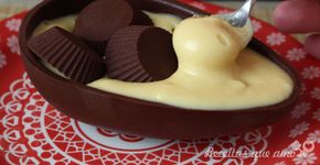 Aprenda a fazer ovo de Páscoa de colher com dois chocolates