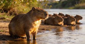 Por que a capivara é considerada a criatura mais sociável e zen do mundo inteiro